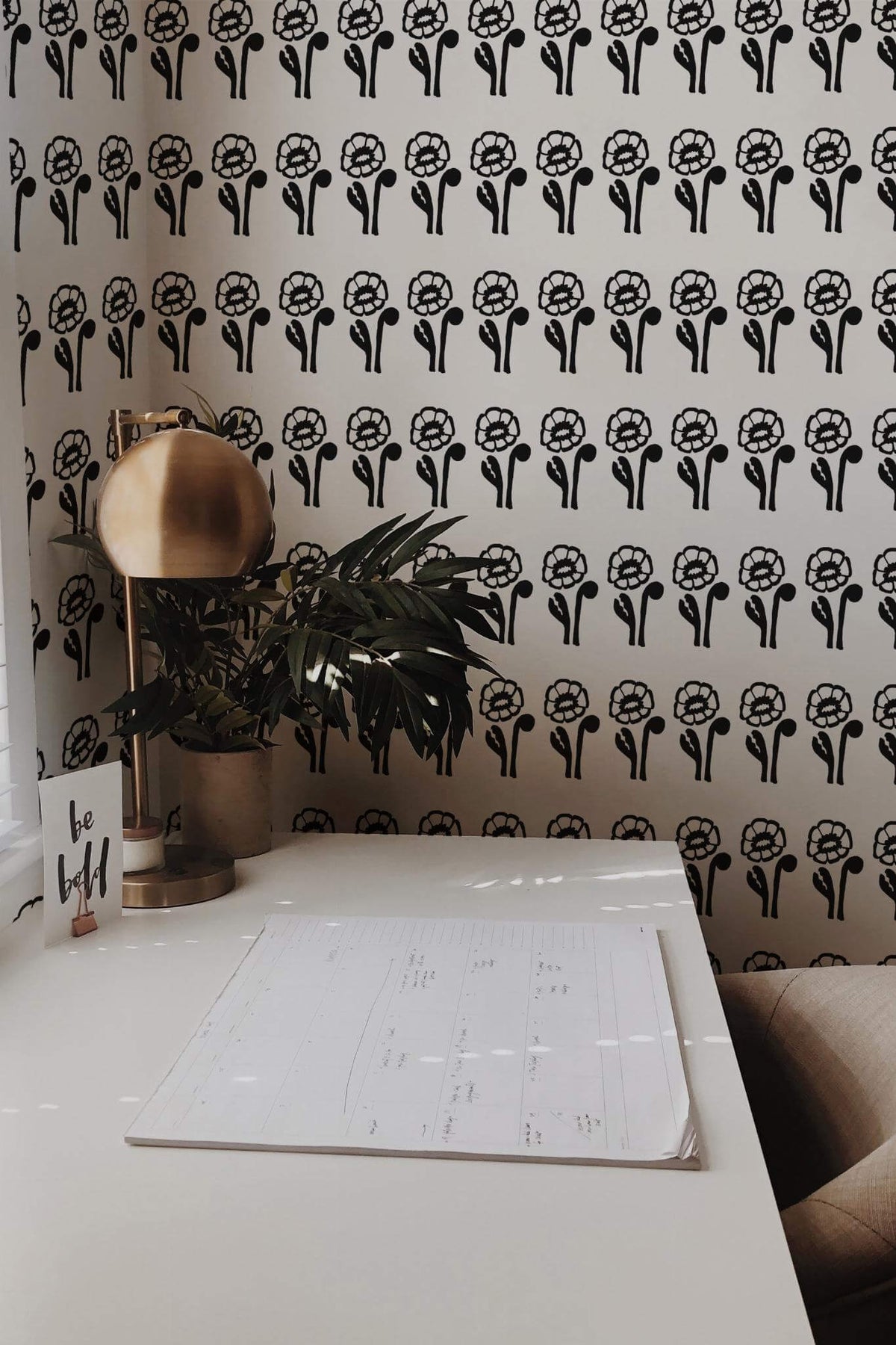 Fleurs à l'Encre Noire, en situation