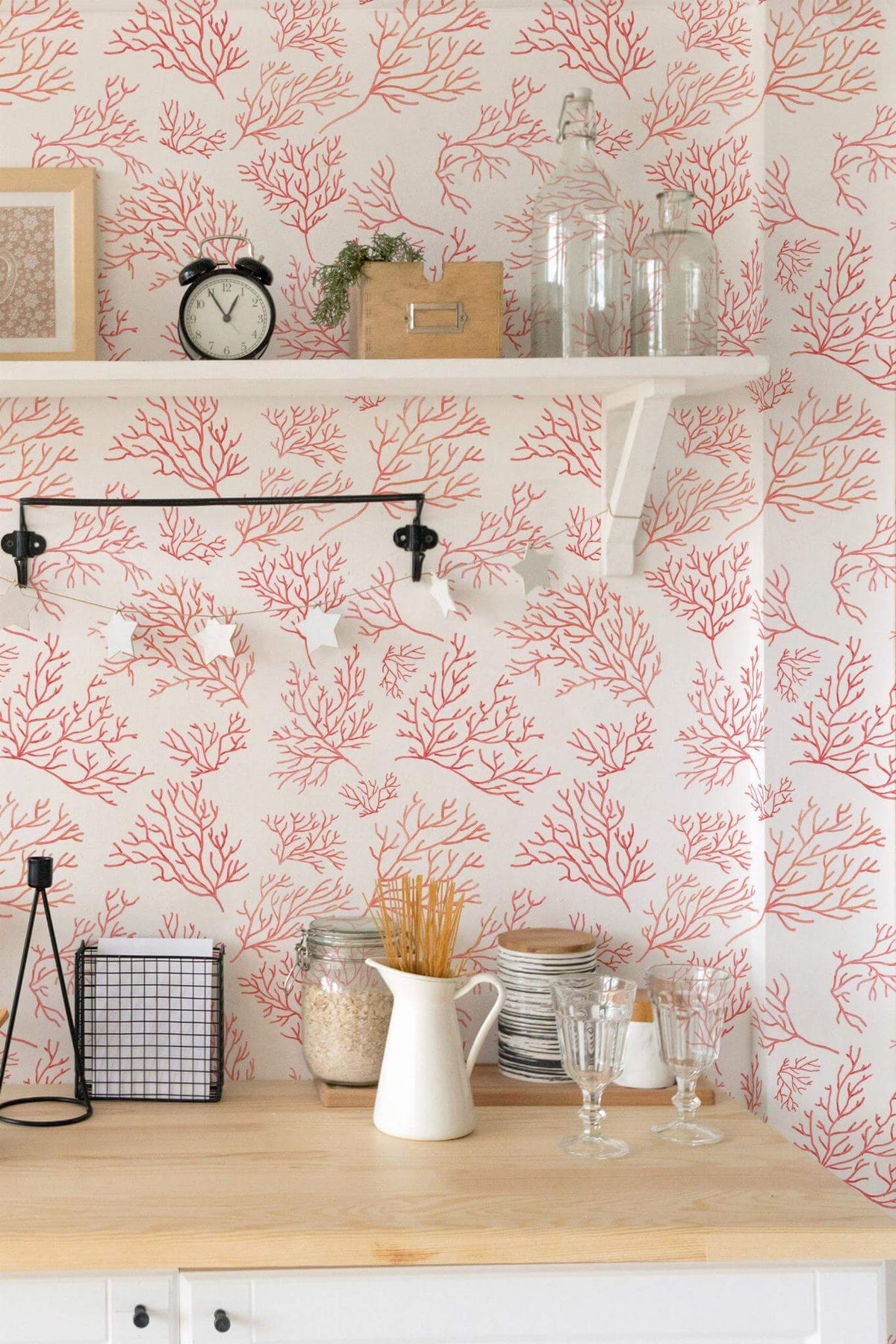 Branches de Corail Rose, en situation