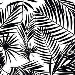Gros plan de l'impression : la pointe d'une foliole noire et la nervure blanche qui la traverse.