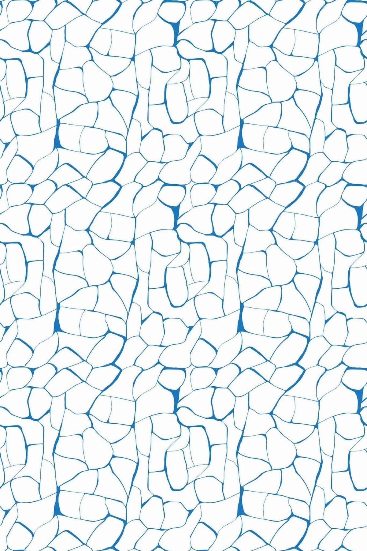 Mosaïque de Galets Bleus, le motif seul