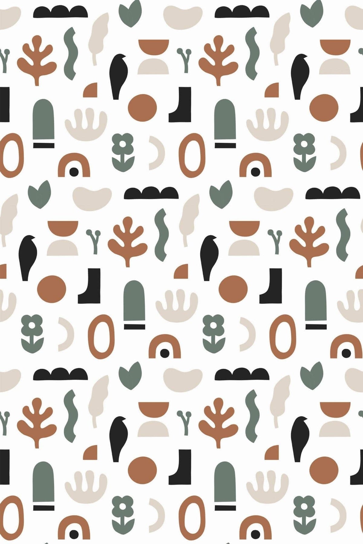 Symboles Bohèmes Terre Cuite, le motif seul