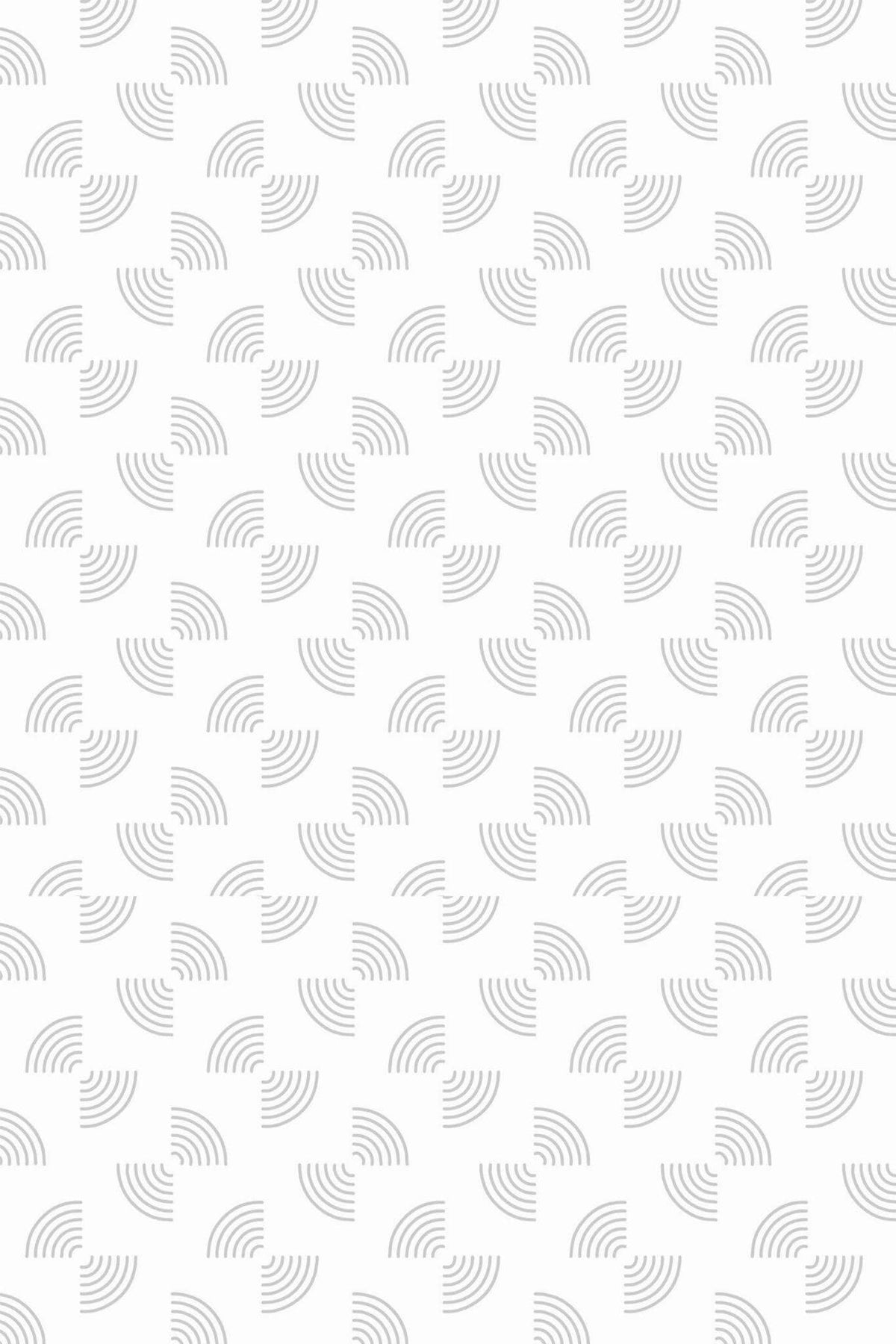 Arcs Concentriques Gris Perle, aperçu aux dimensions saisies