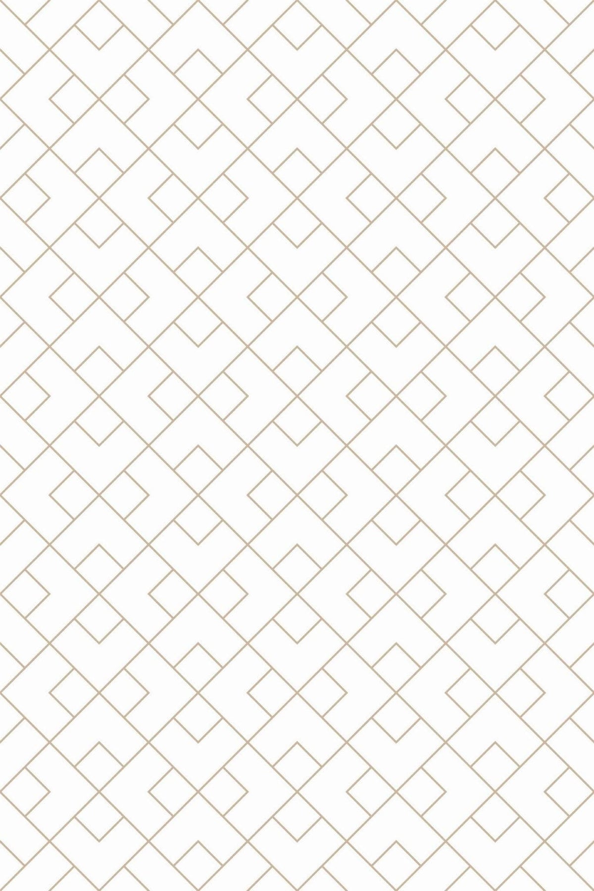 Treillis de Losanges Beige, le motif seul