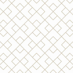 Gros plan sur l'impression : trait beige fin et régulier, croisement de deux diagonales