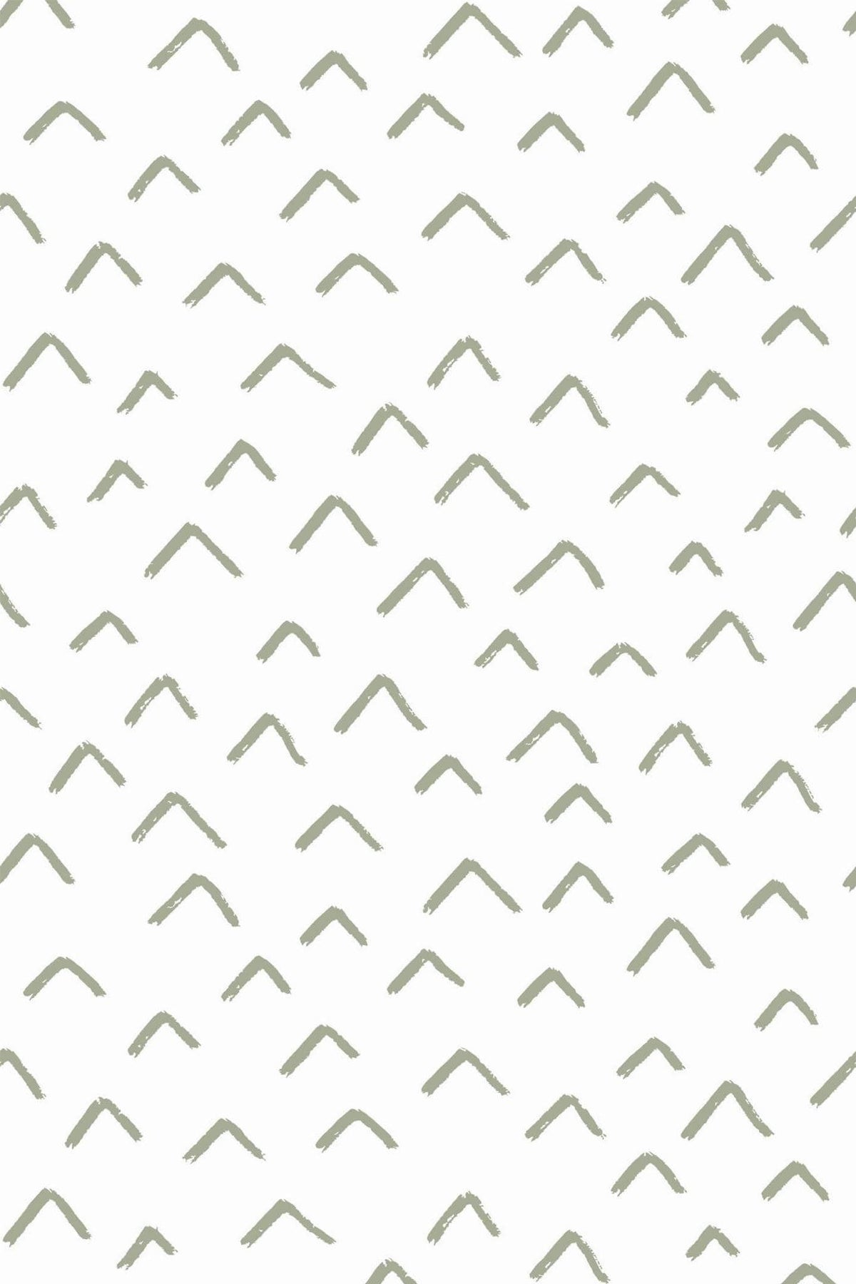 Petits Chevrons Vert Sauge, le motif seul