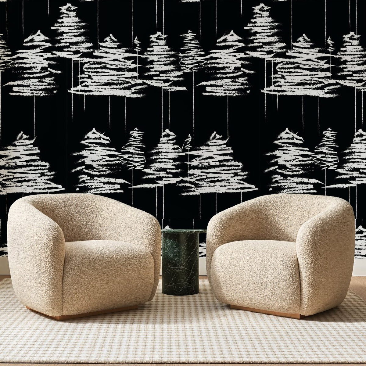 Sapins de Craie sur Noir, en situation
