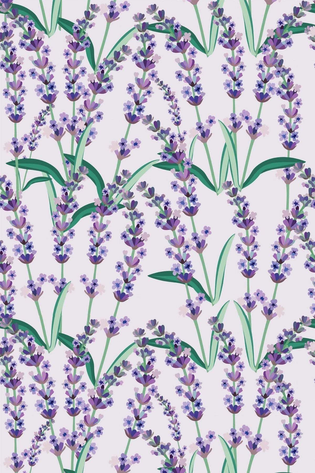 Brins De Lavande Violet, le motif seul
