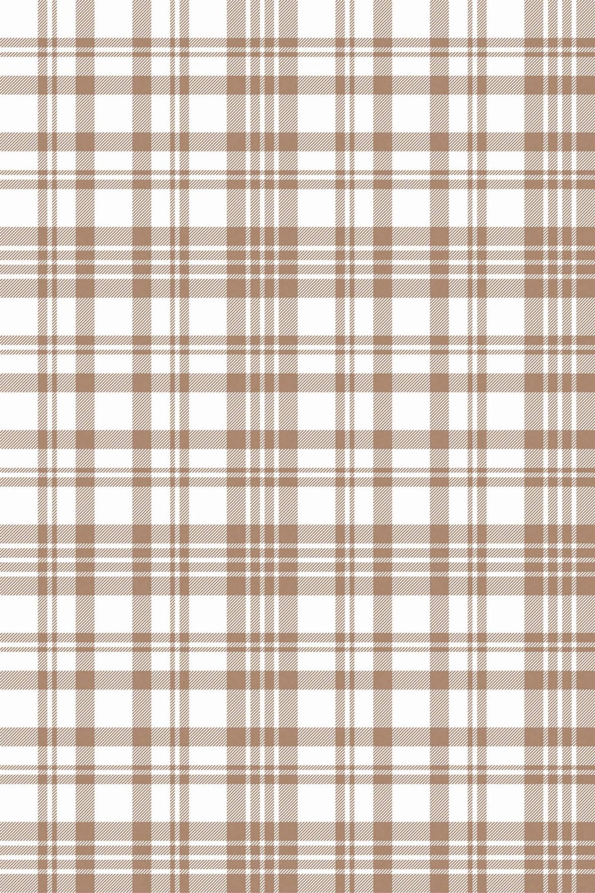 Écossais Beige et Blanc, aperçu aux dimensions saisies