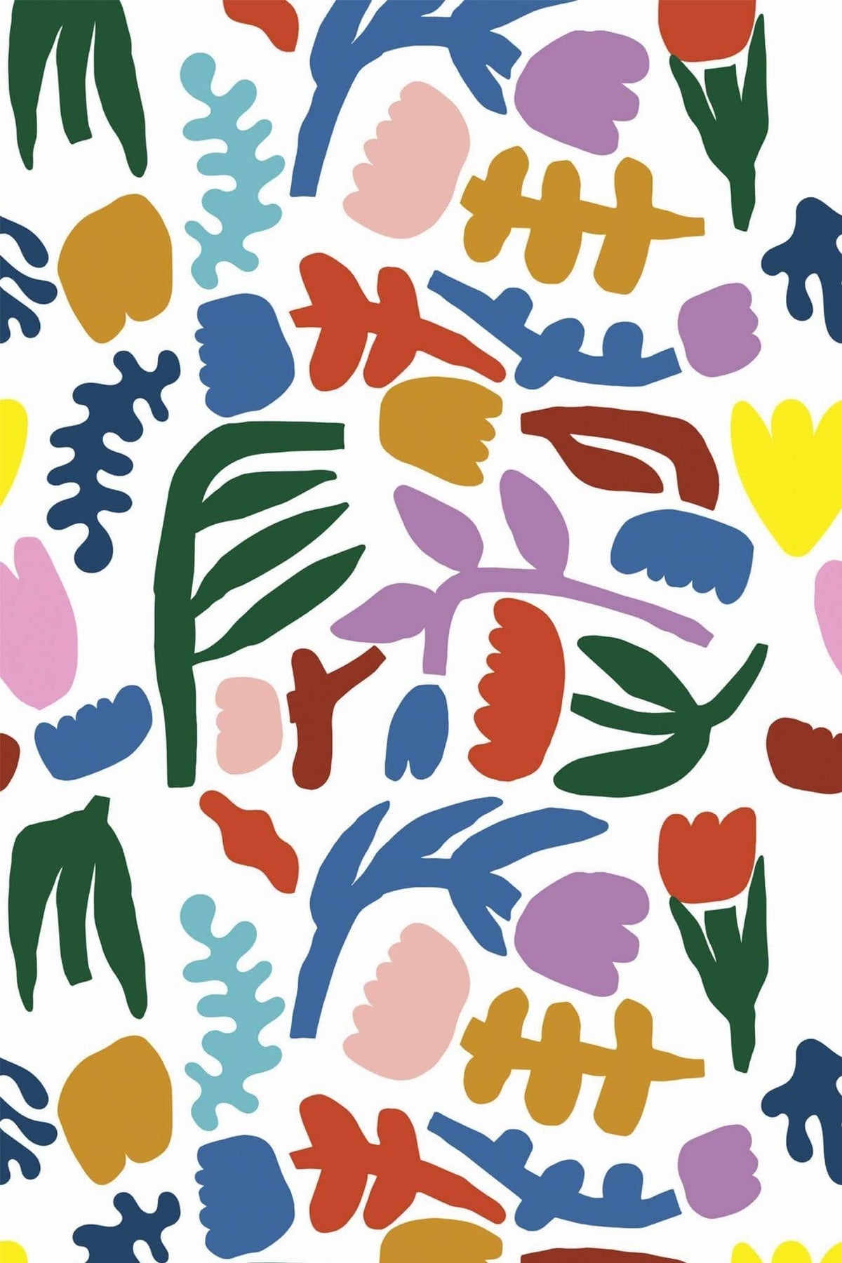 Formes Découpées Multicolores, le motif seul