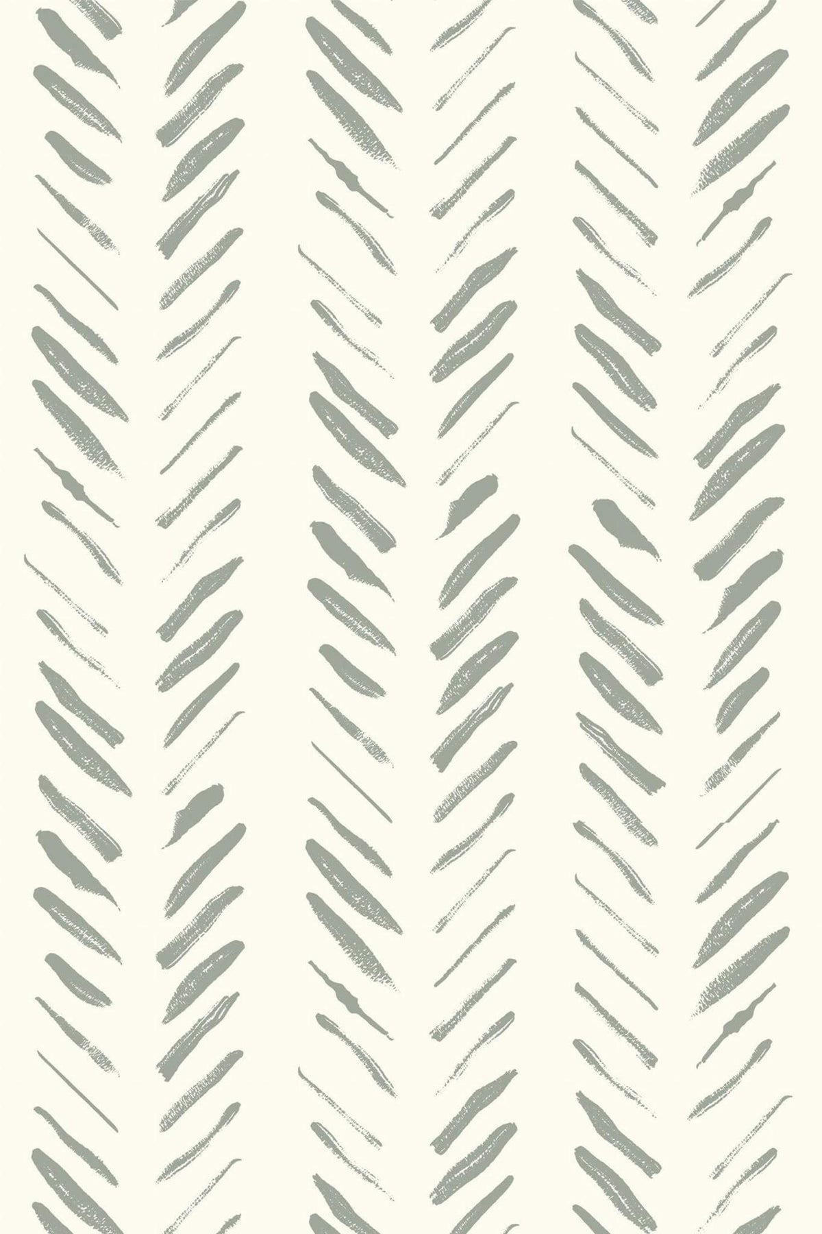 Chevrons Peints Vert Sauge, le motif seul