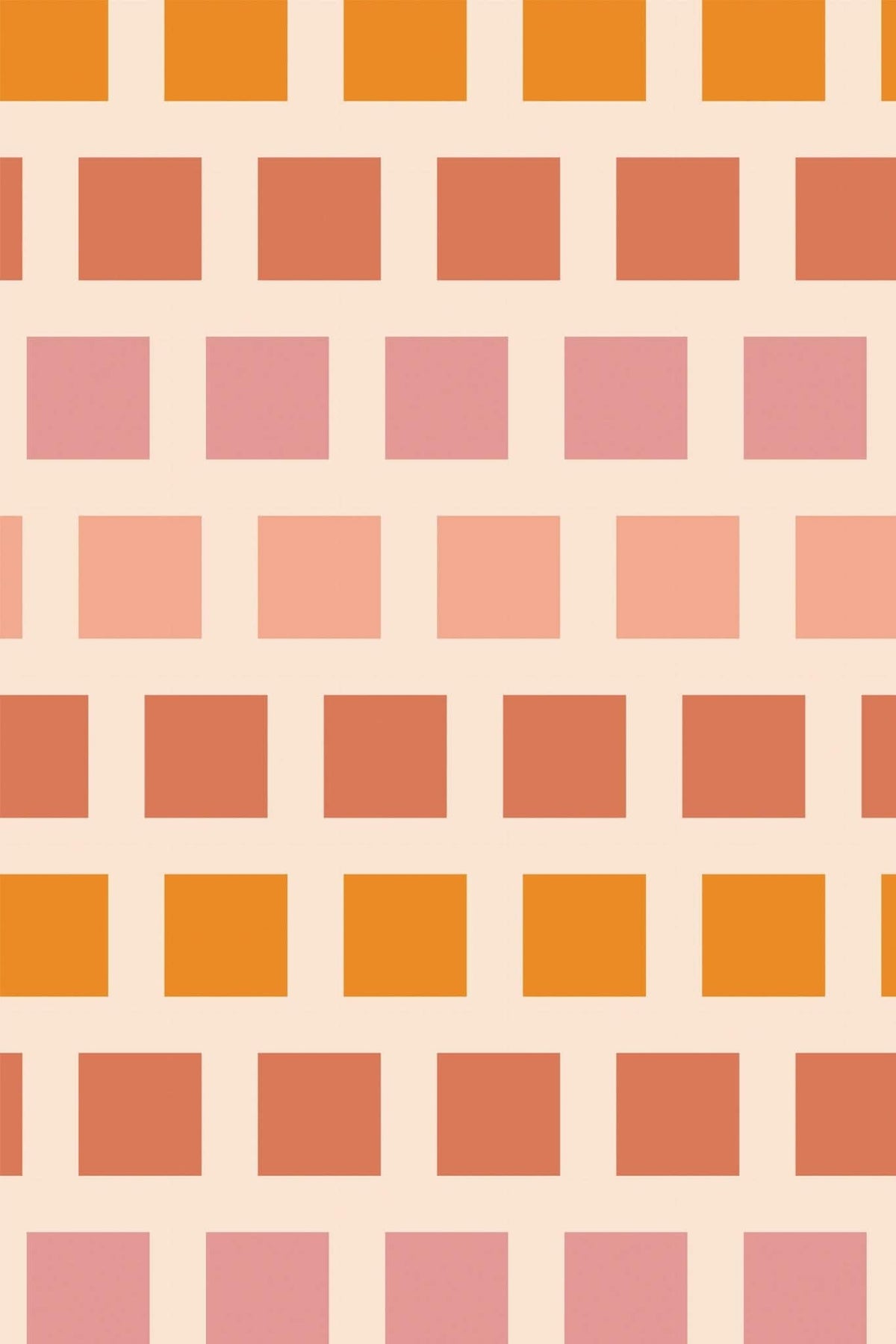 Petits Carrés Ambre et Rose, aperçu aux dimensions saisies