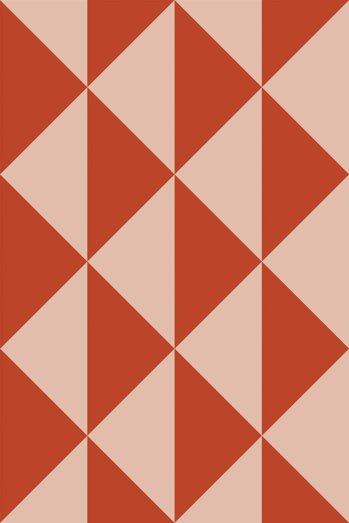 Grands Triangles Terre Cuite, le motif seul