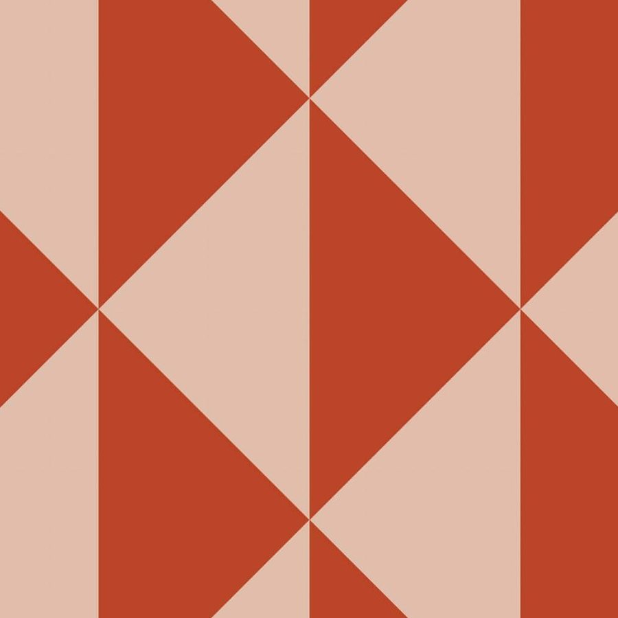 Grands Triangles Terre Cuite, le motif seul