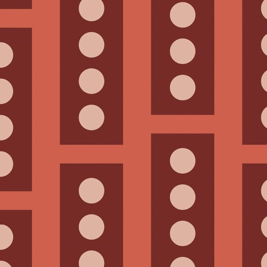 Colonnes à Pois Brique, le motif seul