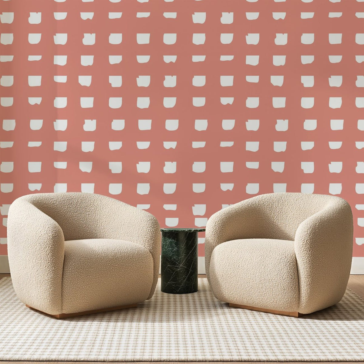 Carreaux Peints Corail, en situation