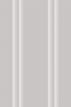 Le décor à plat : fines rainures verticales blanches groupées sur un fond gris perle.