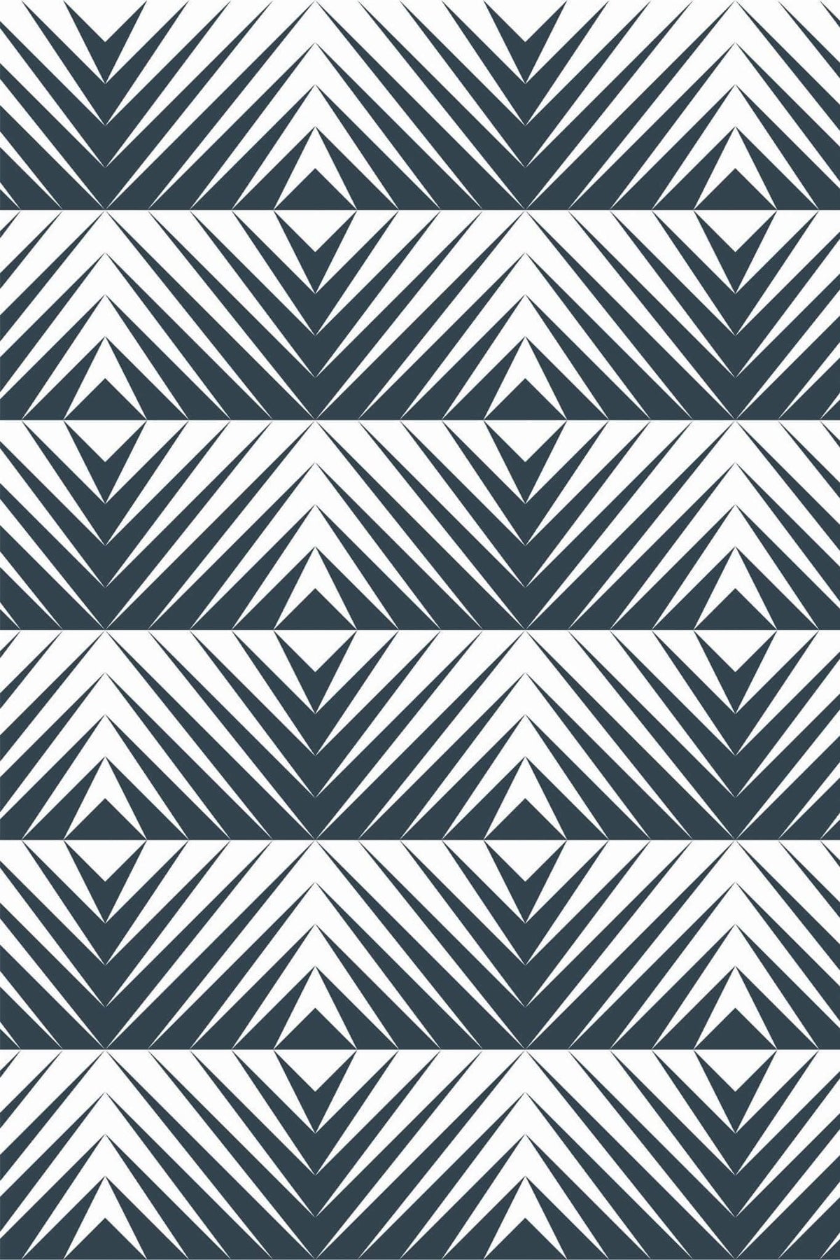 Chevrons Rayés Bleu Ardoise, le motif seul