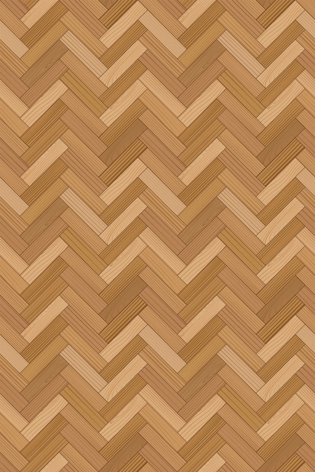 Parquet Bâtons Rompus Miel, aperçu aux dimensions saisies