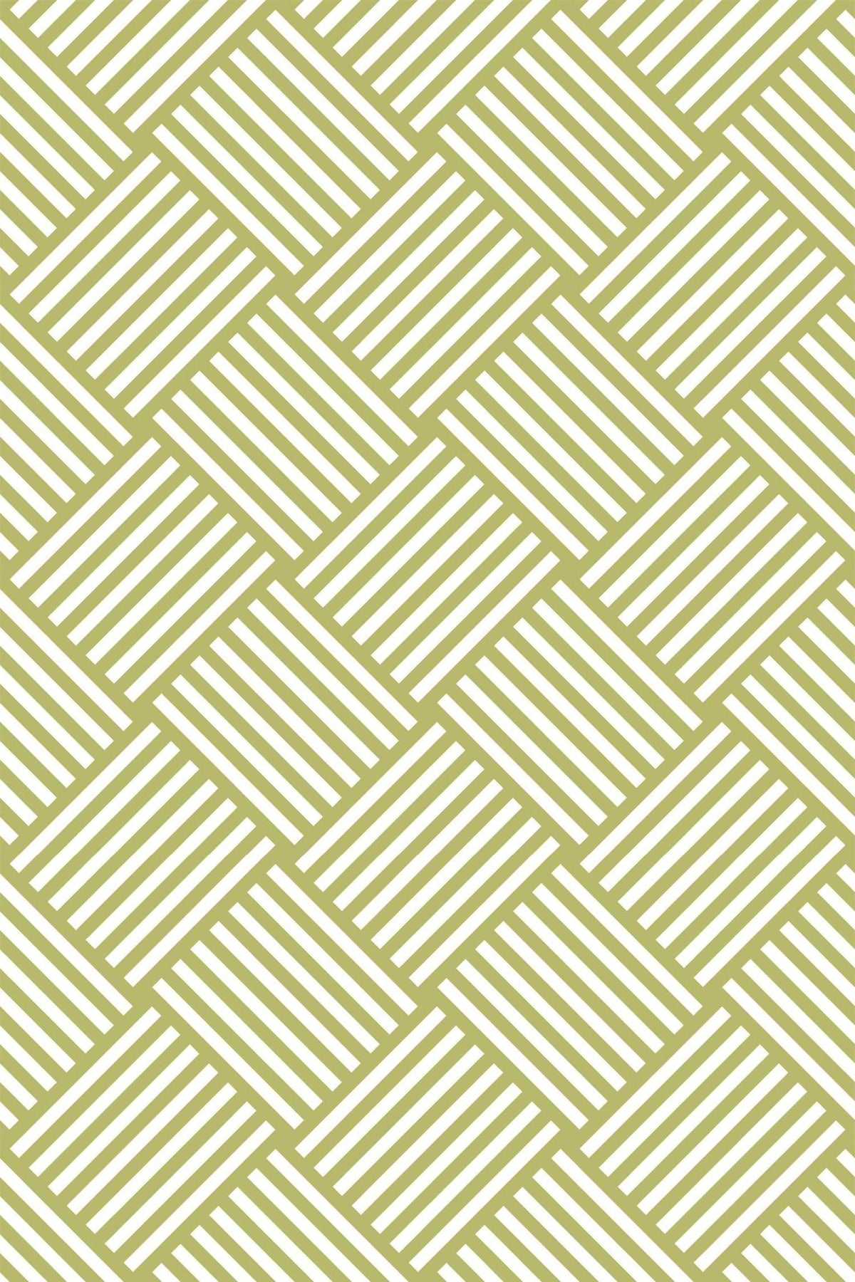 Tressage Olive Sur Blanc, le motif seul