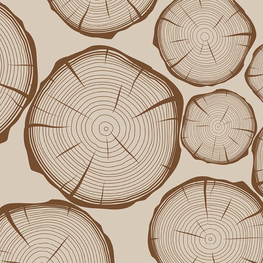 Rondins de Bois Cannelle, le motif seul