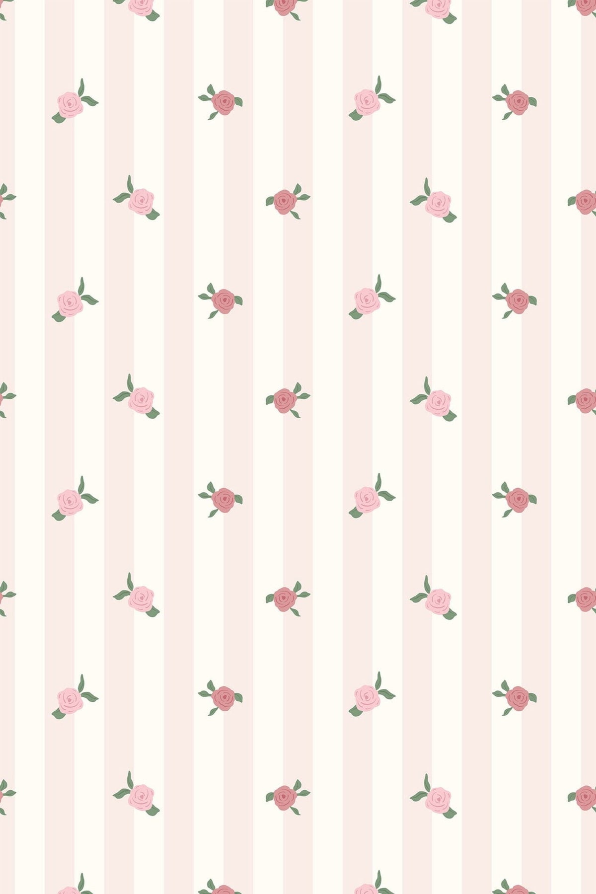 Petites Roses Rose et Blanc, aperçu aux dimensions saisies