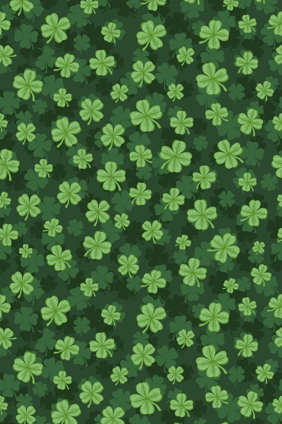 Semis de Trèfles Verts, le motif seul
