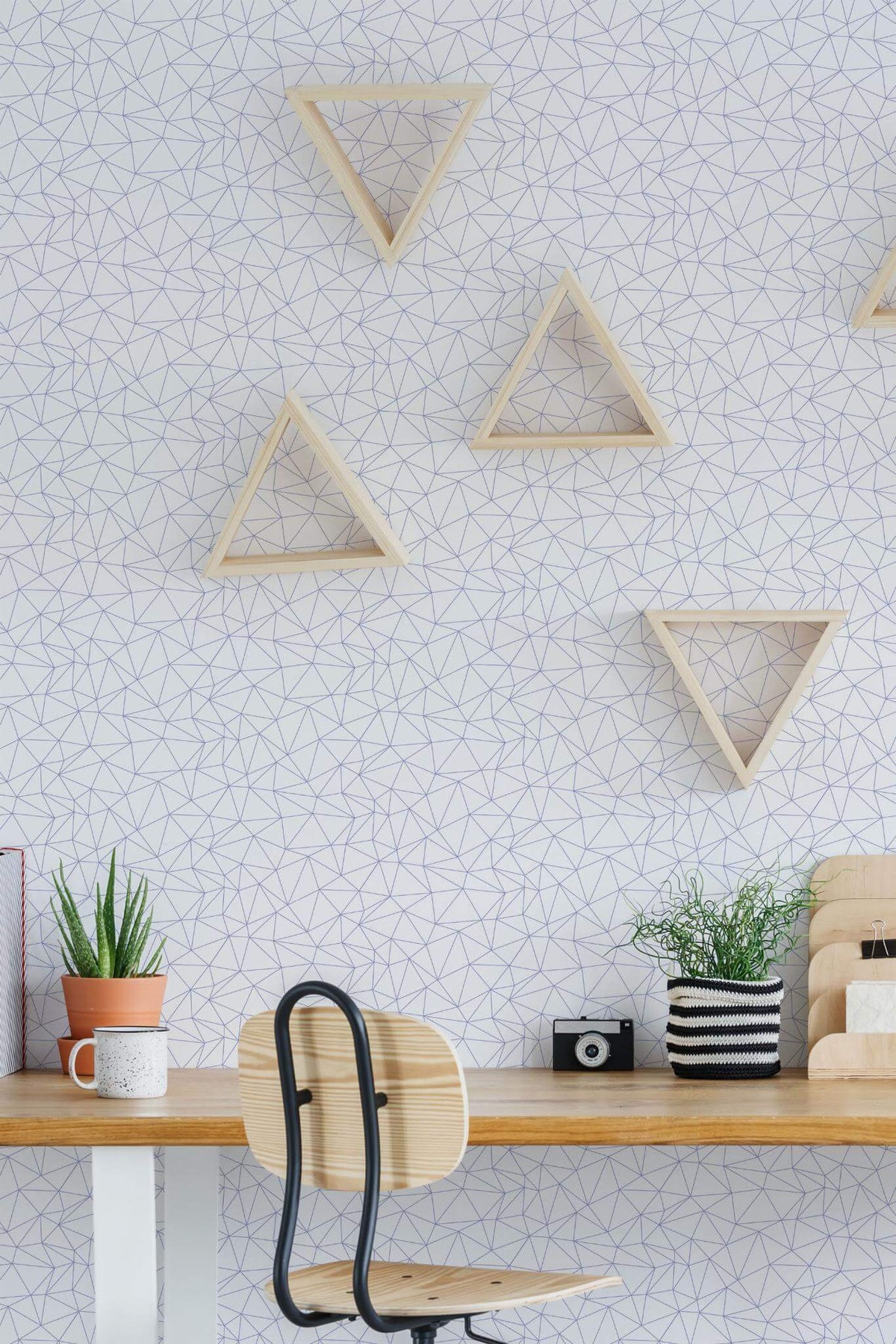 Maillage de Triangles Lilas, en situation
