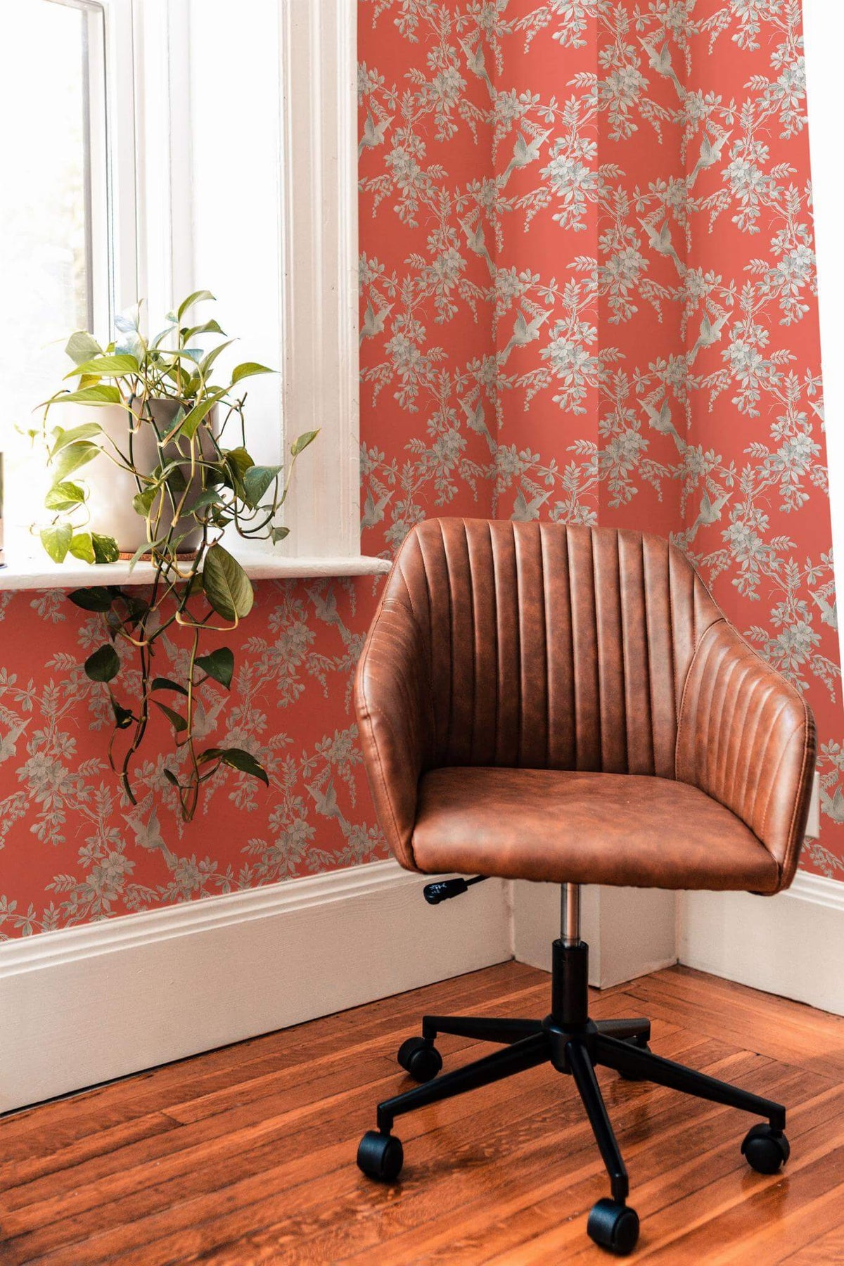 Branches et Oiseaux Corail, en situation